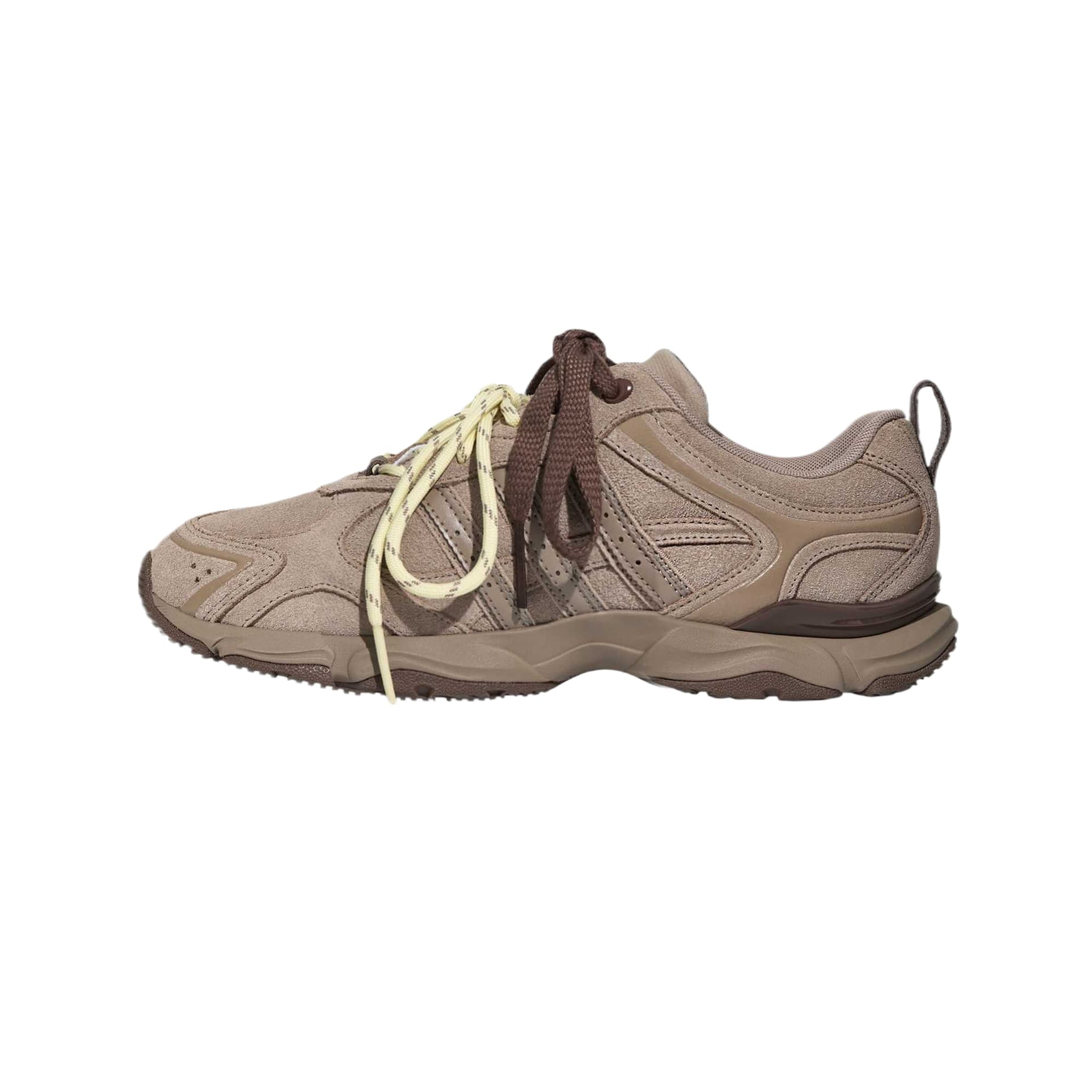 Кроссовки Adidas WHISPER GLIDE Повседневная обувь Низкий Топ Розовый Коричневый Землистый Коричневый Близкий Желтый Женские - изображение 1