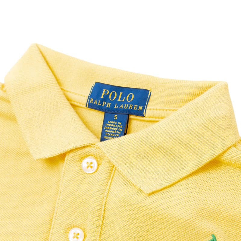 Polo Ralph Lauren Big Pony Желтый Kids Polo - изображение 4