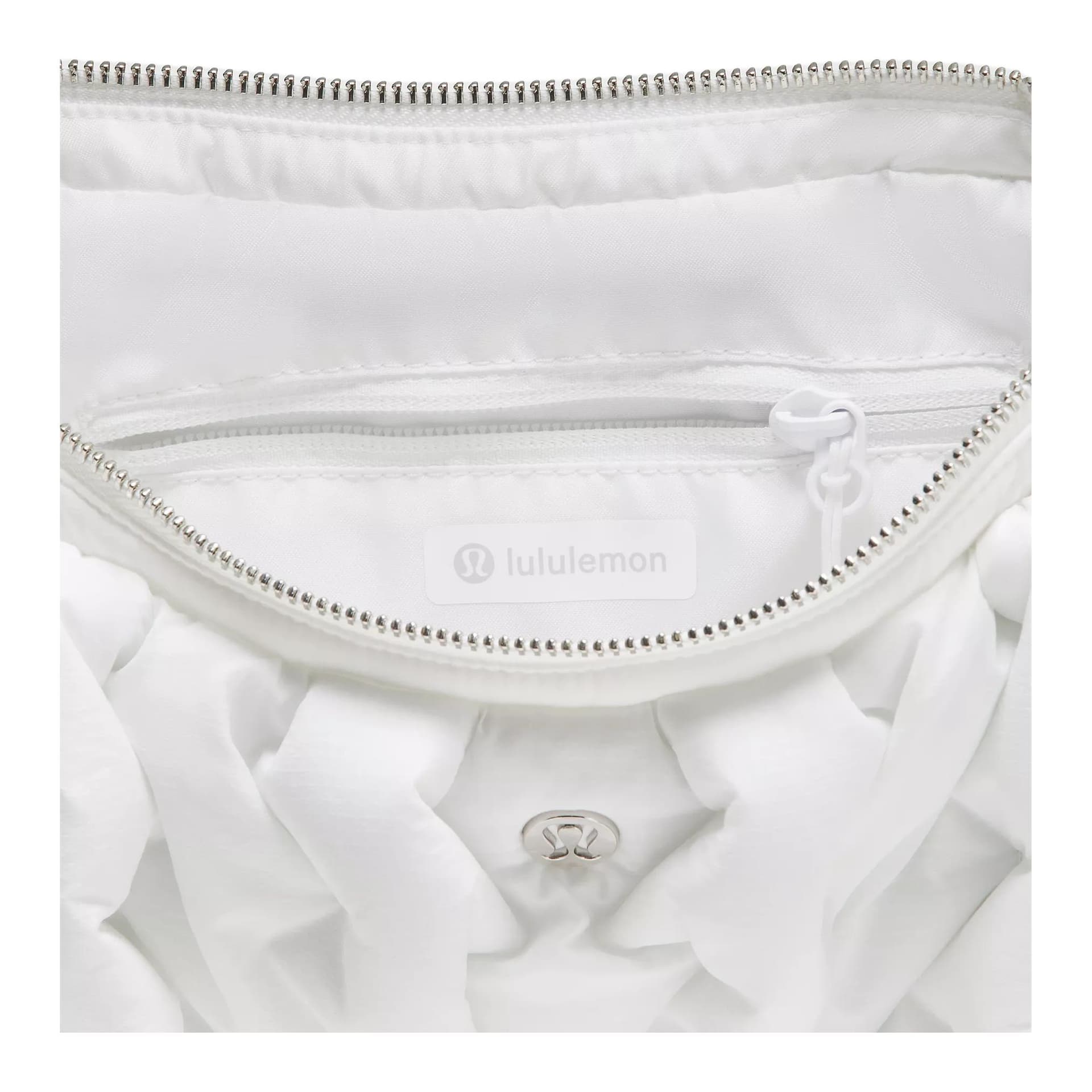 Сумка через плечо Lululemon Crossbody сумка Белый Серебряный WHT SLVR Унисекс - изображение 3