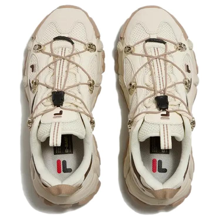 Кроссовки FILA FUSION Exocet Ii массивные кроссовки Low Top винтажный белый кофейный женский - изображение 4