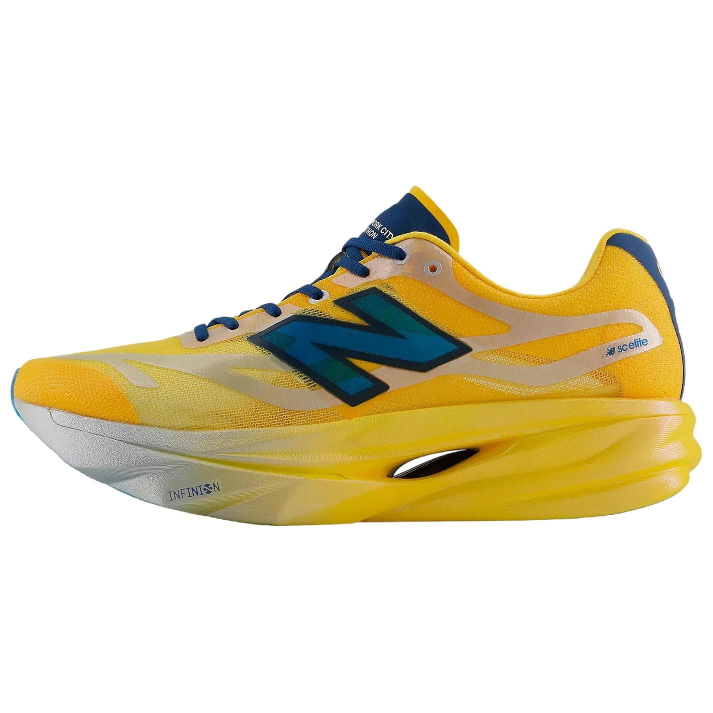 Кроссовки для бега new balance SuperComp Elite v6 Беговые кроссовки Low Топ Желтый Женские - изображение 1