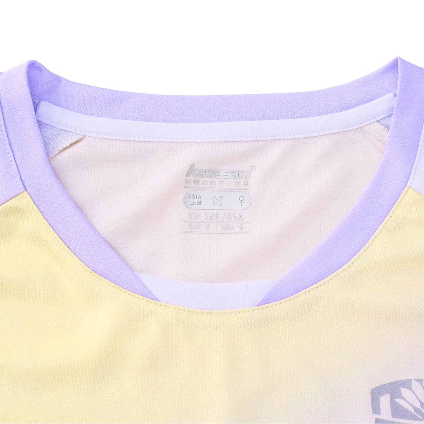 Kawasaki Set Magic Flowers (Gradient Purple Top + Gradient Purple Bottom) Женская Бадминтон Топы и Футболки - изображение 4