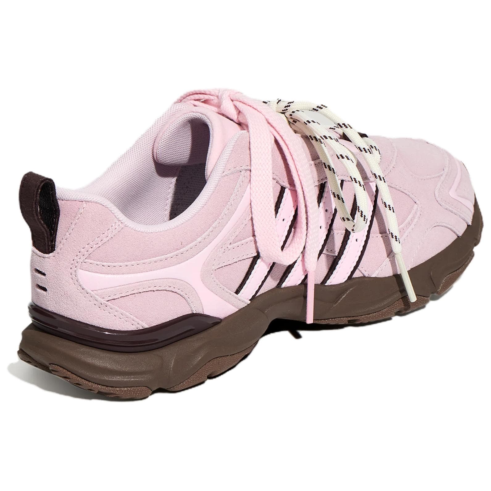 Кроссовки Adidas WHISPER GLIDE Повседневная обувь Низкий Топ Прозрачный Розовый Темно-коричневый Женский - изображение 3