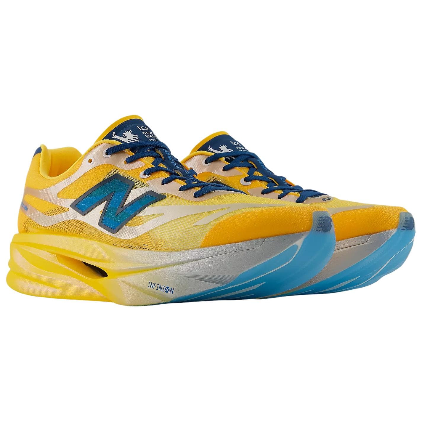 Кроссовки для бега new balance SuperComp Elite v6 Беговые кроссовки Low Топ Желтый Женские - изображение 3