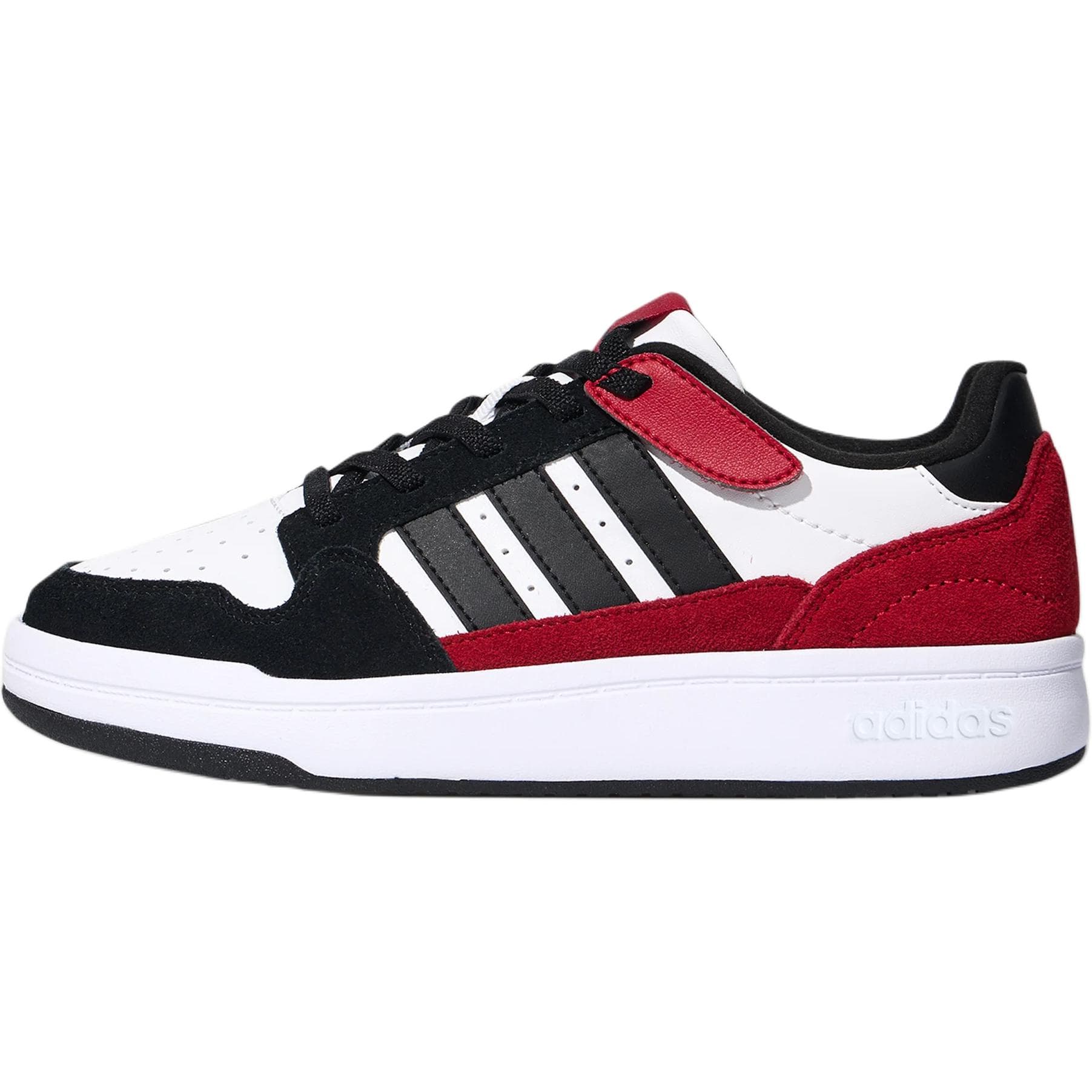 Кроссовки Adidas COMFICOURT Детский Скейтбординг Обувь Low Топ Черный белый красный Kids - изображение 1