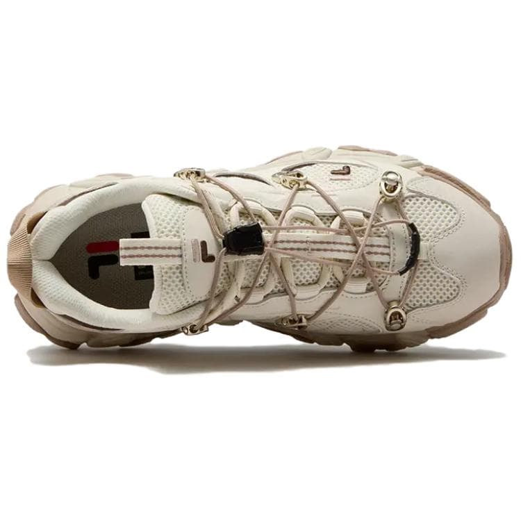 Кроссовки FILA FUSION Exocet Ii массивные кроссовки Low Top винтажный белый кофейный женский - изображение 5