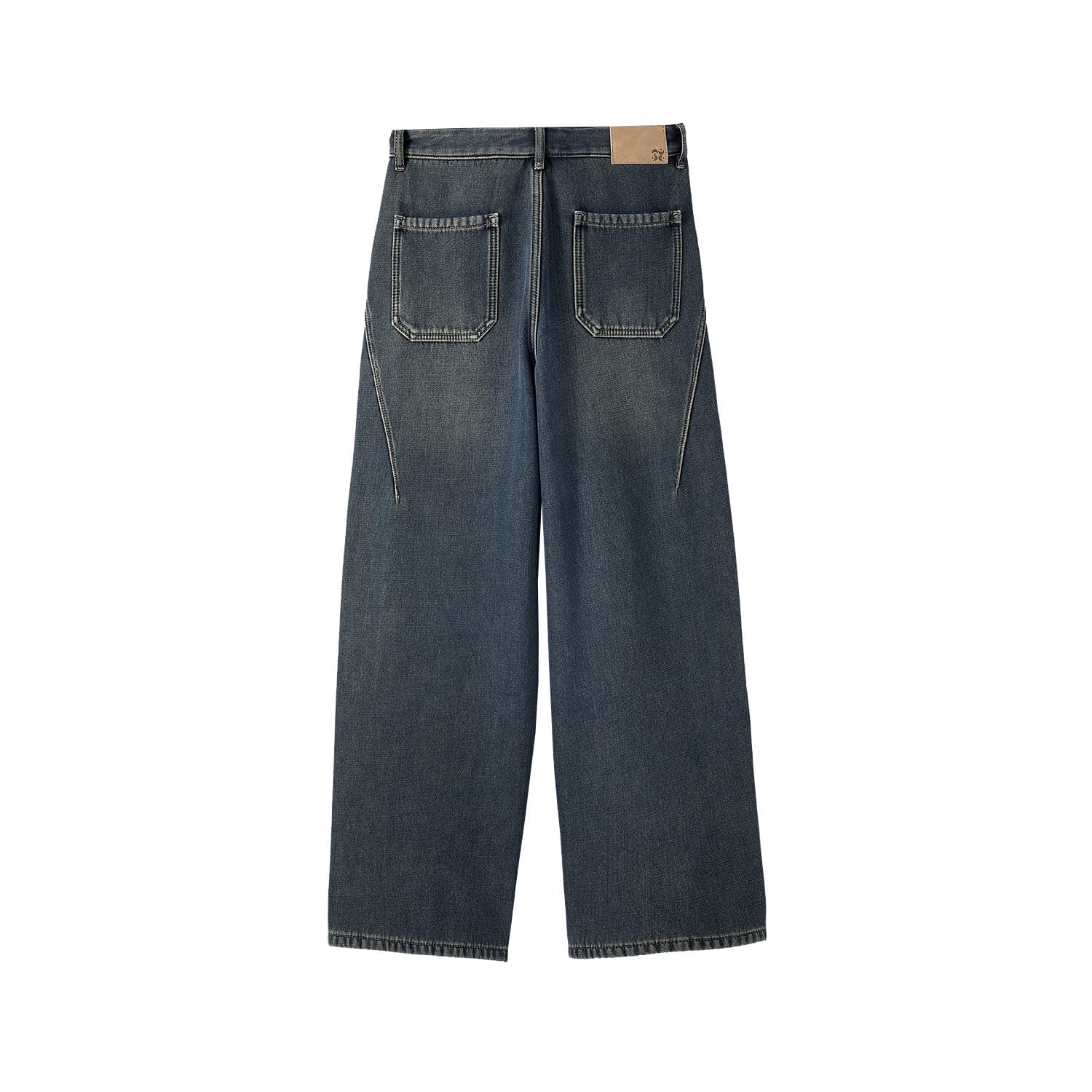 Джинсы HLA Синий Серый DENIM GRADIENT (DEEP) Y9 Женские Джинсы - изображение 2
