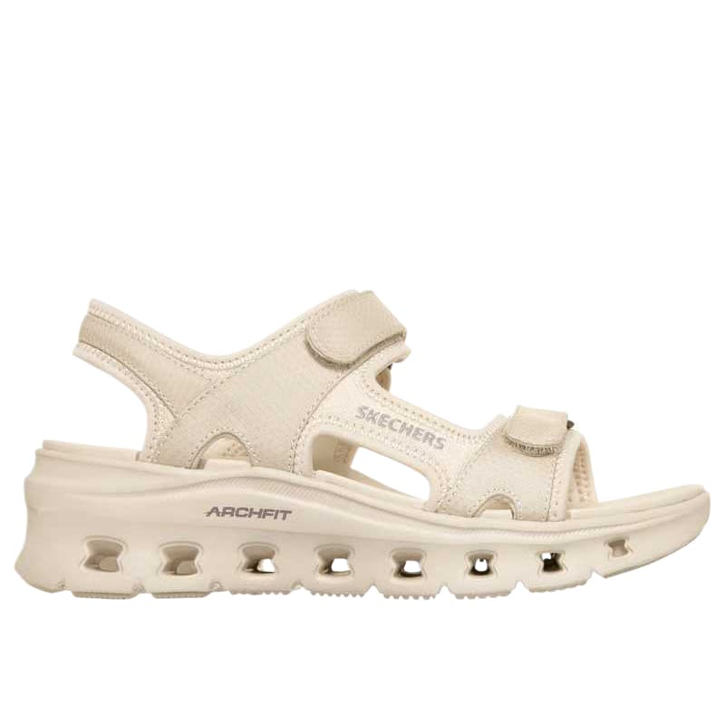 Сандалии с ремешком Skechers Arch Fit Glide STEP Beach Sandals Natural NAT Women's - изображение 2
