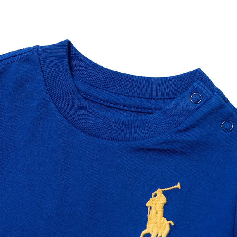 Футболка Polo Ralph Lauren T-рубашка облегающего кроя для младенцев и малышей - изображение 3