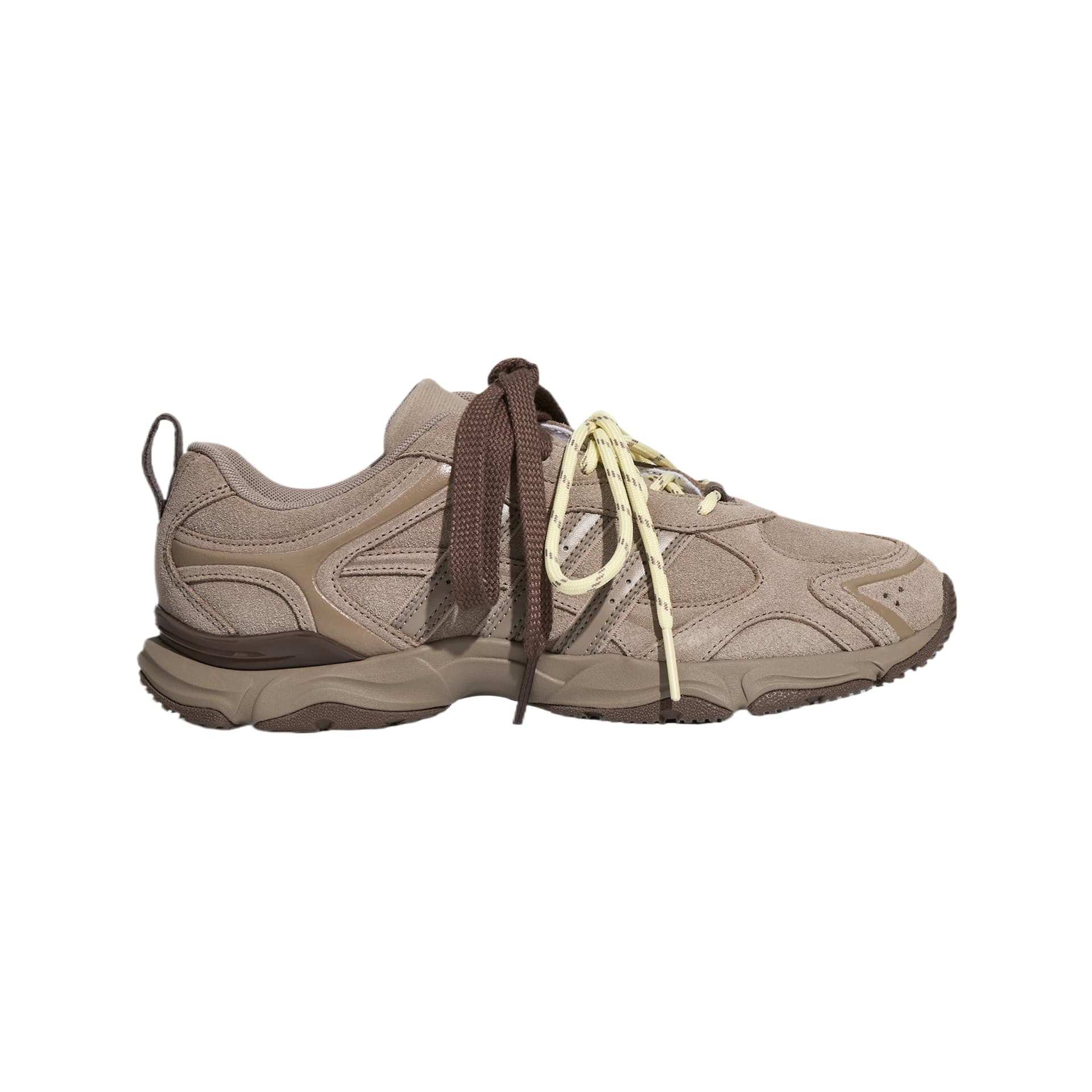 Кроссовки Adidas WHISPER GLIDE Повседневная обувь Низкий Топ Розовый Коричневый Землистый Коричневый Близкий Желтый Женские - изображение 2