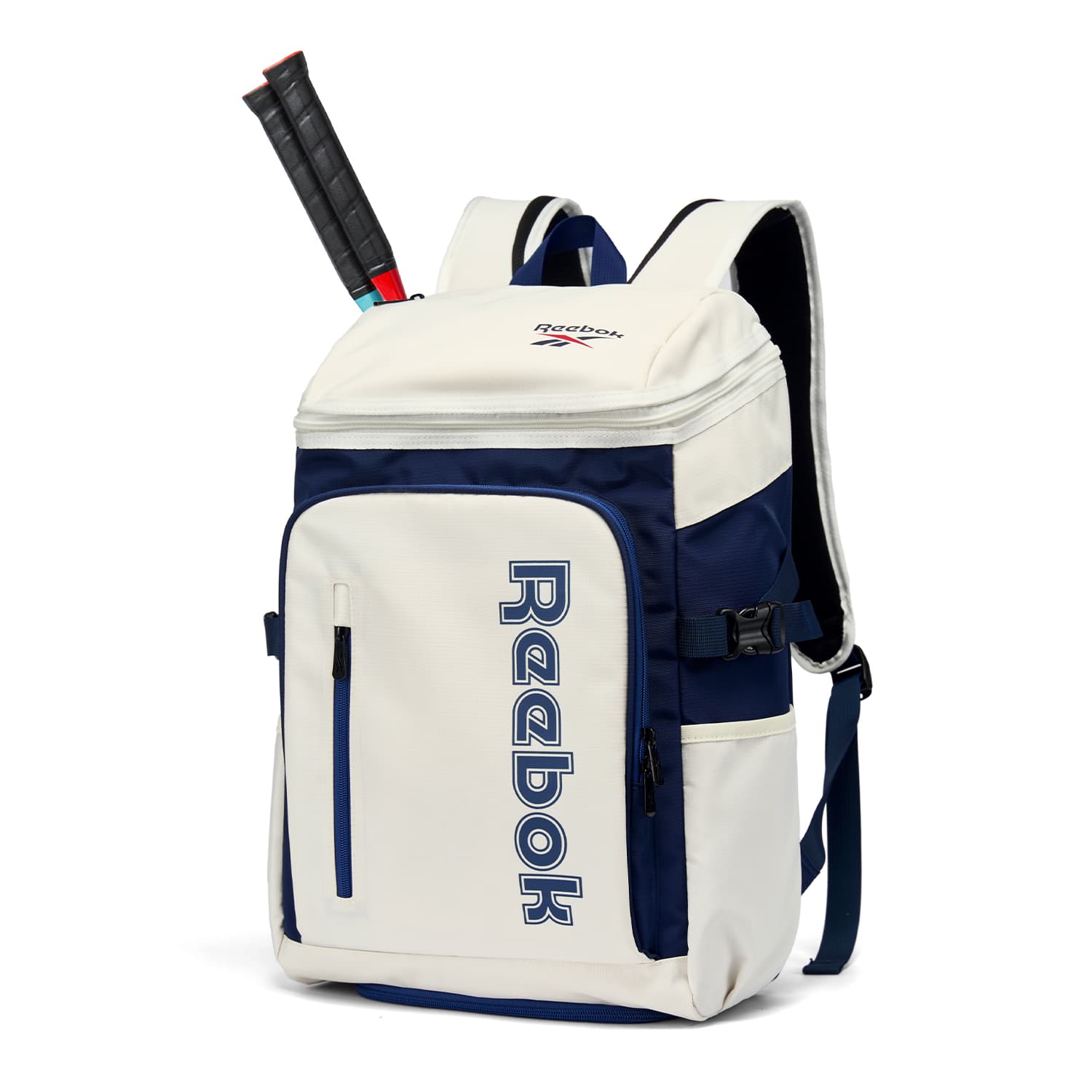 Рюкзак REEBOK Ткань Бадминтон Рюкзак Обычный (стандартный) Унисекс Сине-белый - изображение 1