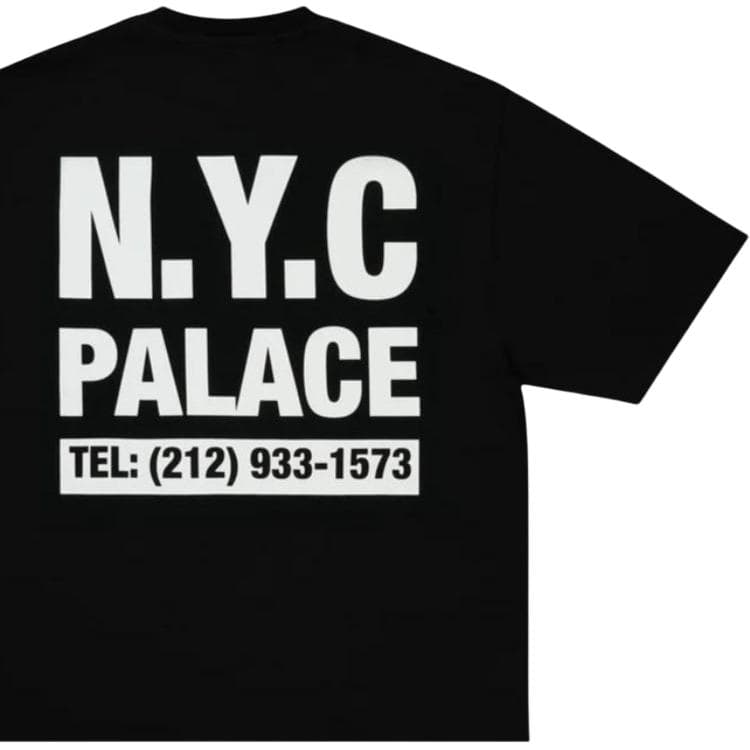 Футболка PALACE Черная Унисекс T-рубашка - изображение 5