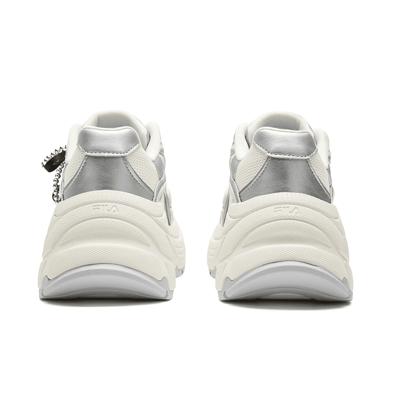 Кроссовки FILA SOFIA Fishbone Shoes массивные кроссовки лоу-топы молочно-белый космический серебряный женские - изображение 5