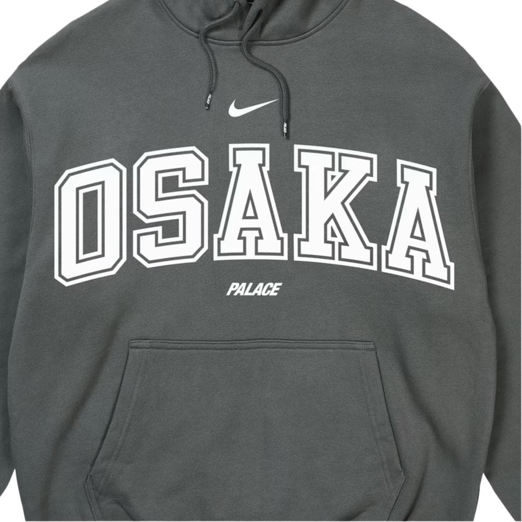 Кофта Дворцовый NIKE SS26 SHOP Капюшон OSAKA Серый Свитшот Унисекс - изображение 2