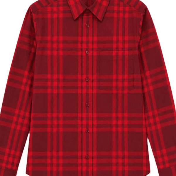 Рубашка Burberry Красный Мужской Рубашки - изображение 3