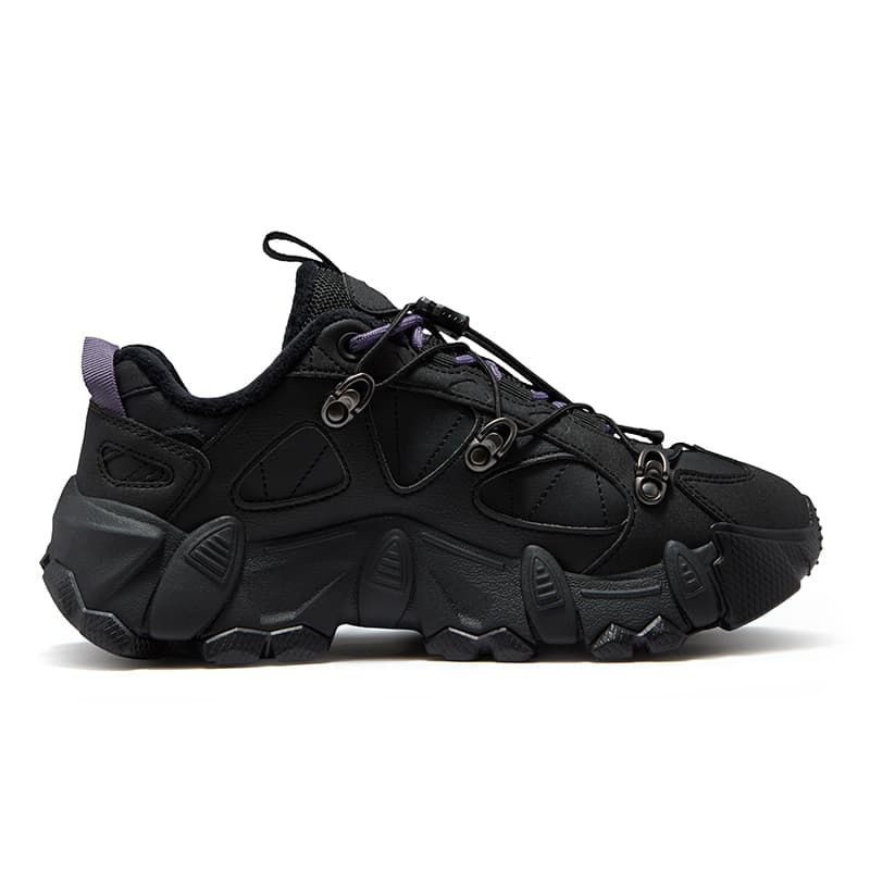 Кроссовки FILA FUSION FUSIONEER Массивные кроссовки Лоу-топы Скачущий конь Черный Женские - изображение 2
