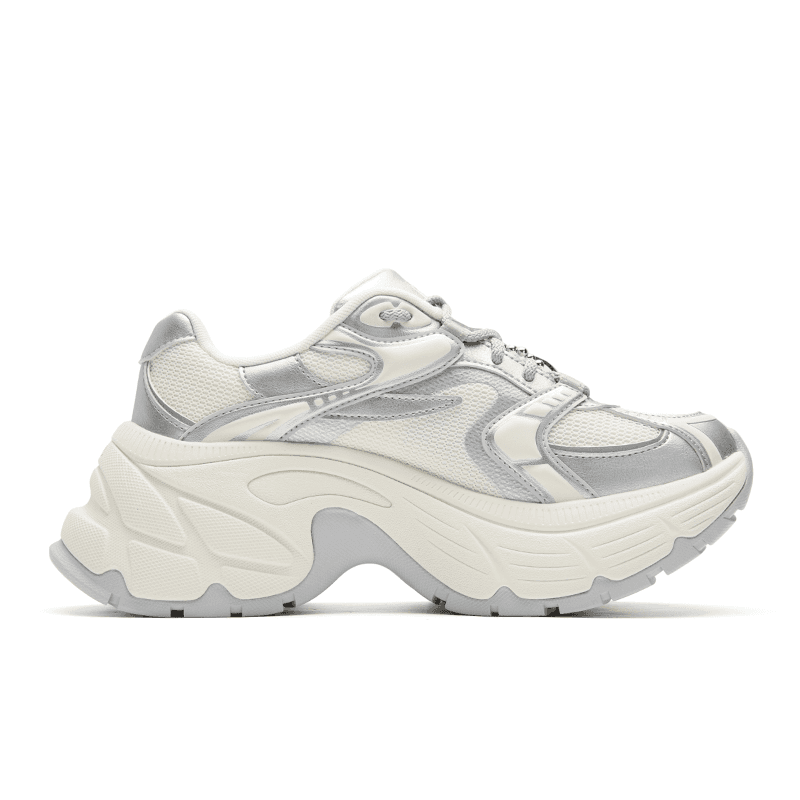 Кроссовки FILA SOFIA Fishbone Shoes массивные кроссовки лоу-топы молочно-белый космический серебряный женские - изображение 2