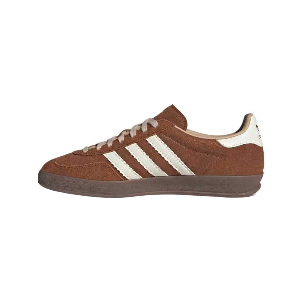 Кроссовки Adidas Originals GAZELLE INDOOR Кеды немецкой армии (GAT) Низкий Топ Темный Бронза OFF WHITE Магический Бежевый Мужской - изображение 2