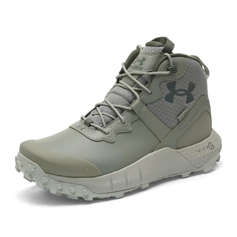 Кроссовки Under Armour Micro G Valsetz Уличная обувь High Топ Зелёный Мужской - изображение 3
