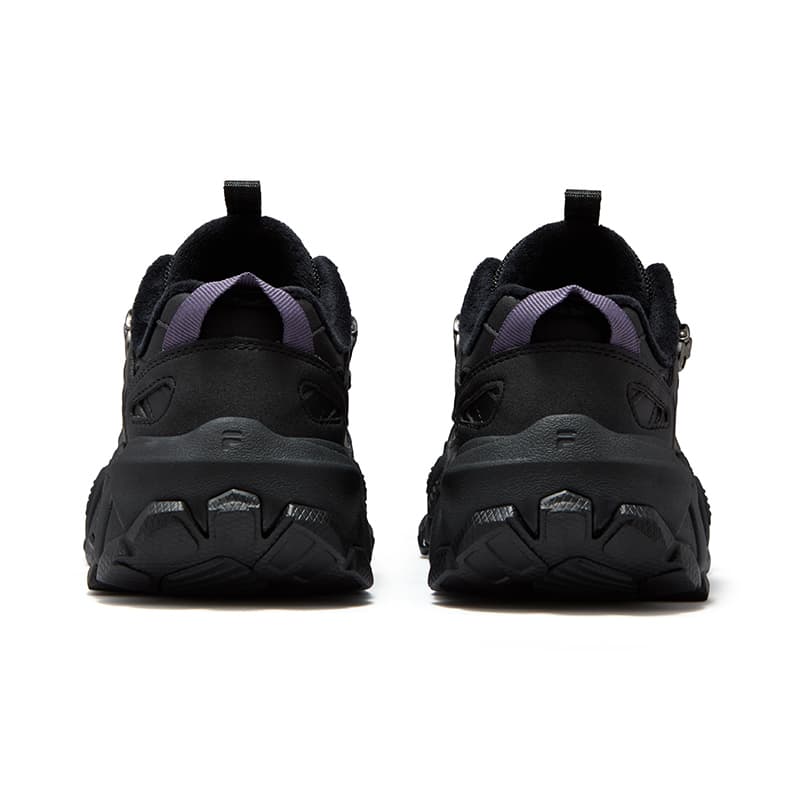 Кроссовки FILA FUSION FUSIONEER Массивные кроссовки Лоу-топы Скачущий конь Черный Женские - изображение 5
