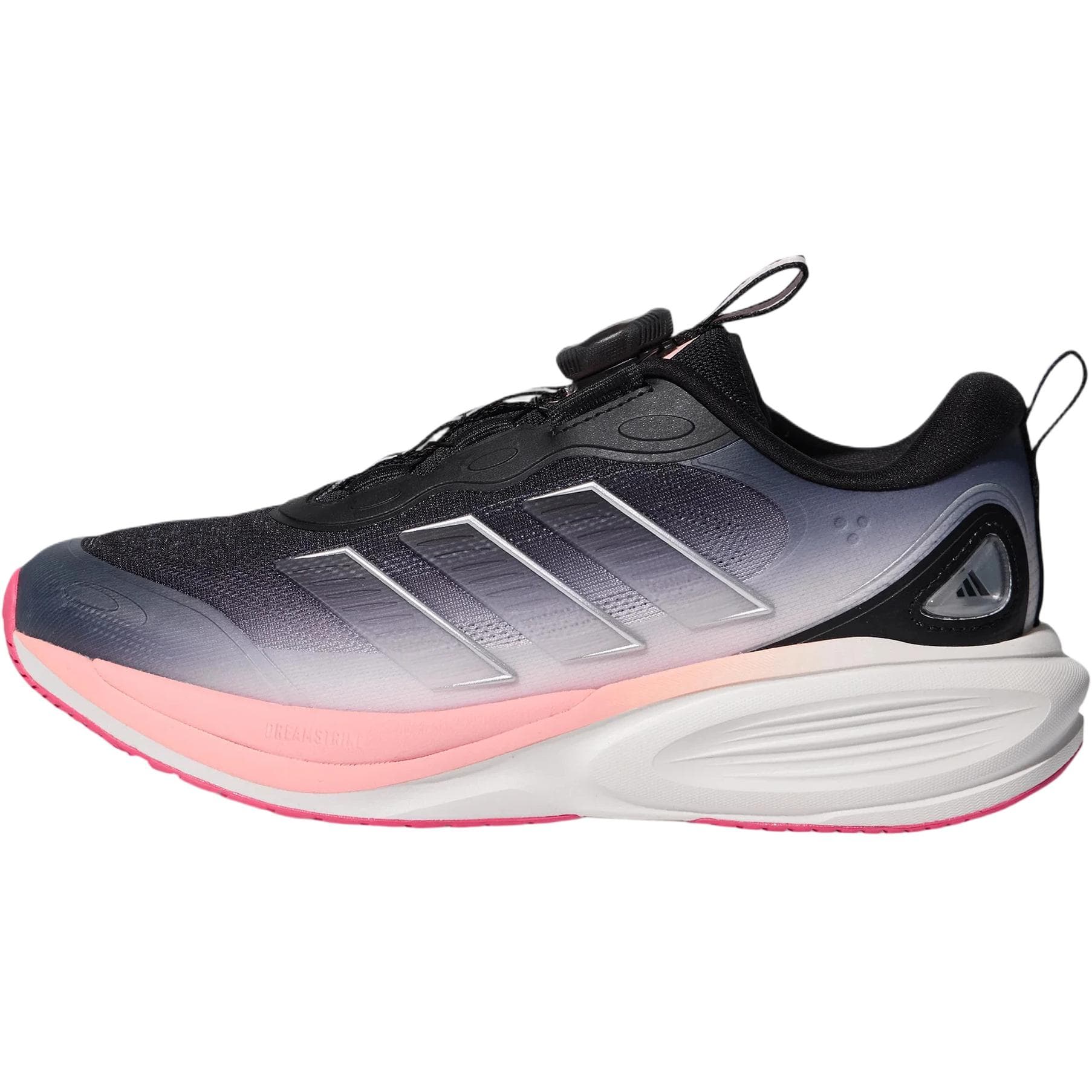 Кроссовки Adidas PLAYCUSH Детские беговые кроссовки Low Топ Черный Ярко-белый Розовый Kids - изображение 1