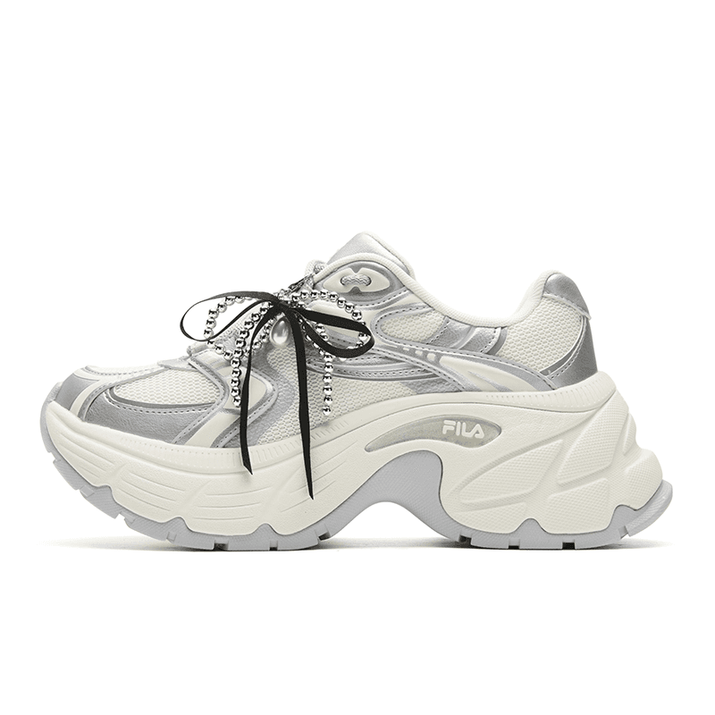 Кроссовки FILA SOFIA Fishbone Shoes массивные кроссовки лоу-топы молочно-белый космический серебряный женские - изображение 1