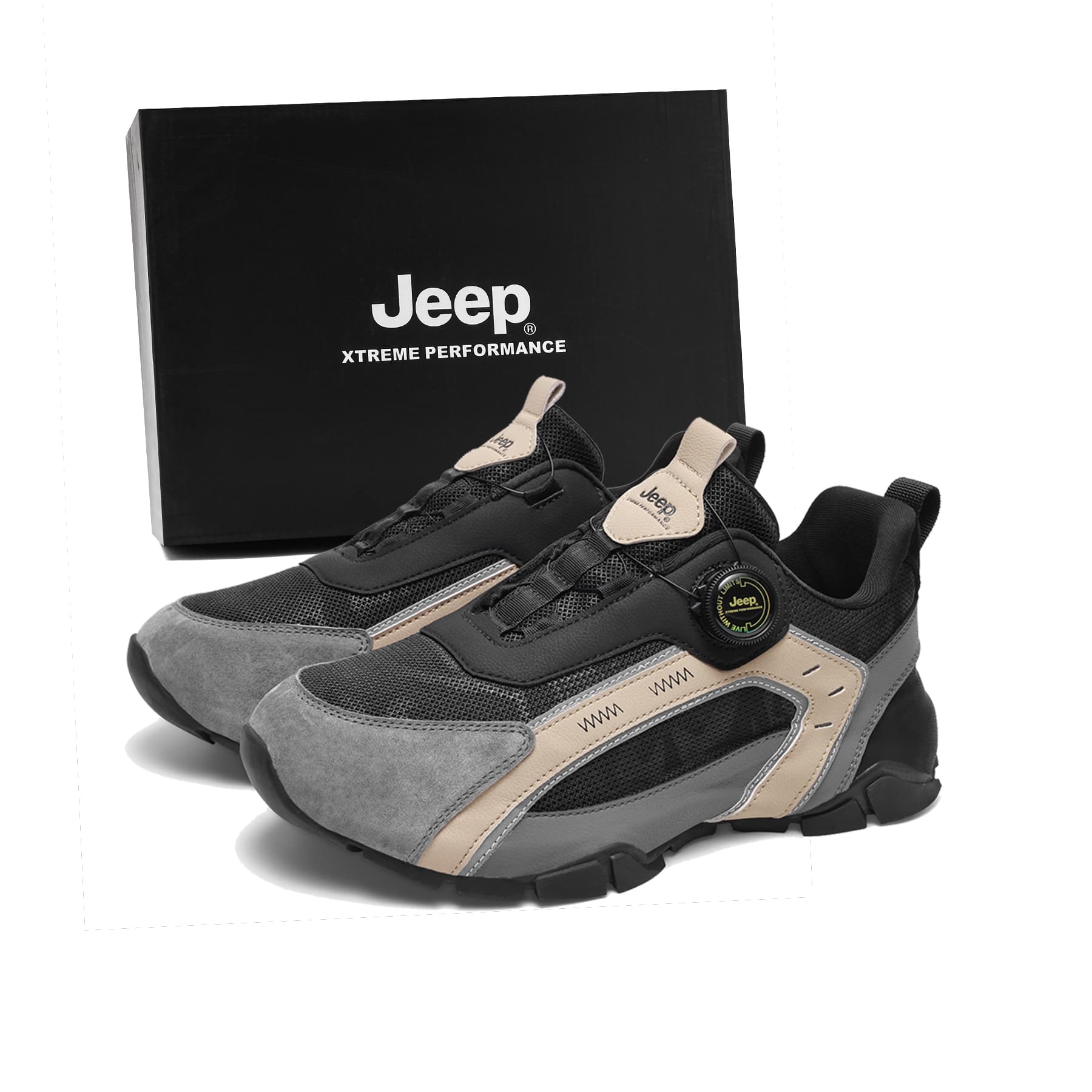 Кроссовки Jeep Амортизация Покрытие Увеличение Высоты Устойчивость к Износу Легкий Дышащий - изображение 1