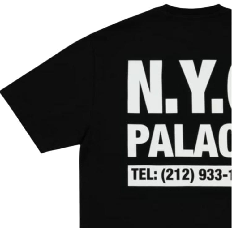 Футболка PALACE Черная Унисекс T-рубашка - изображение 4