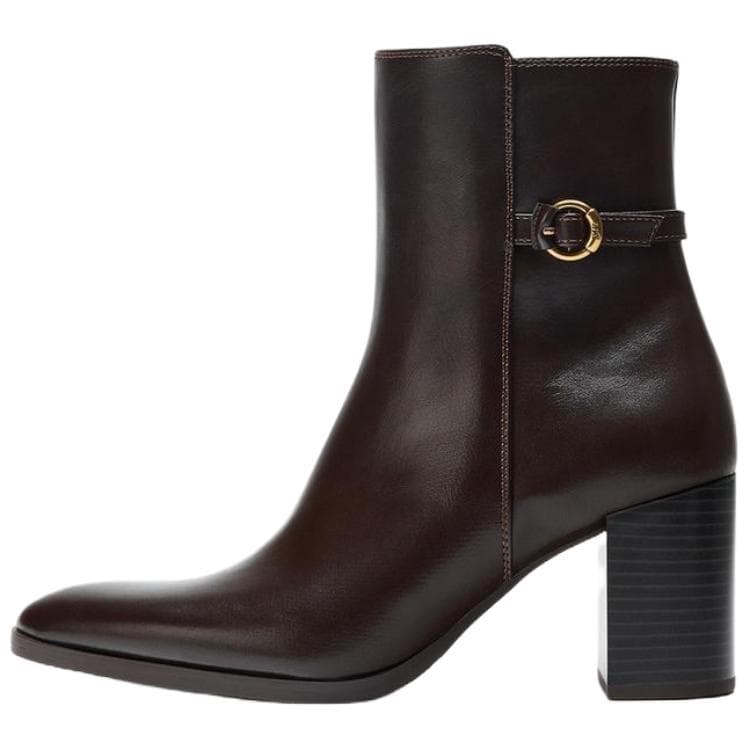 Сапоги zara Ботильоны Коричневый Женские - изображение 1