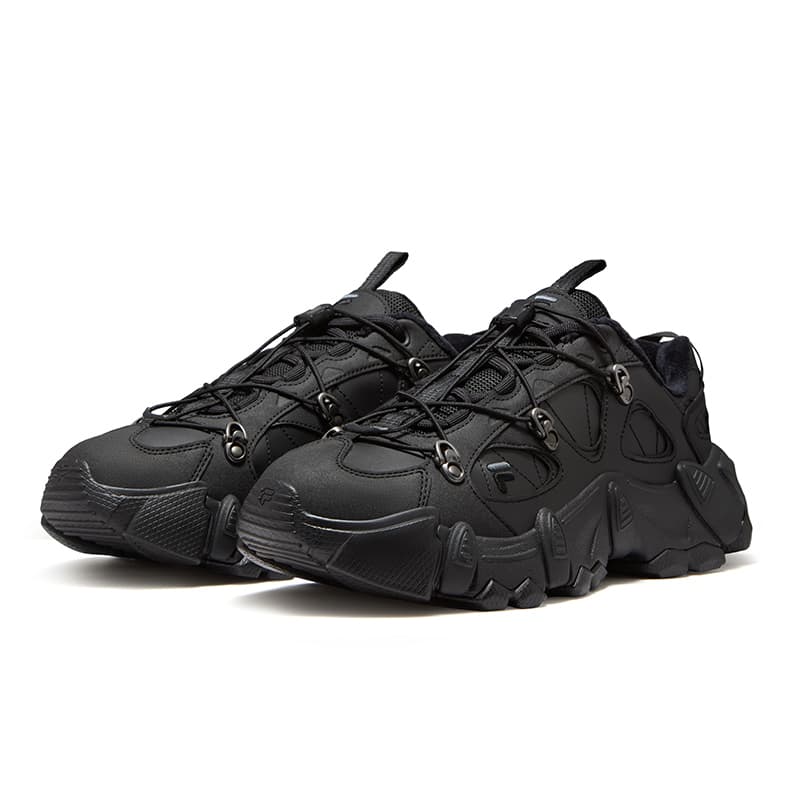 Кроссовки FILA FUSION exocet ii Массивные кроссовки Low Топ Скачущий конь Черный мужской - изображение 3