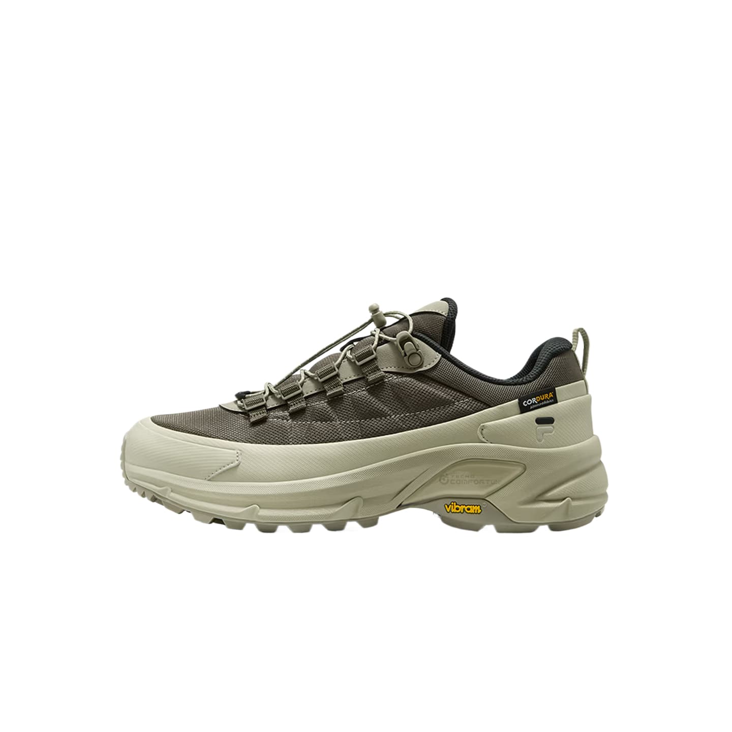 Кроссовки для бега FILA FUSION COMO X 2,0 Беговые кроссовки Низкий верх Черепаха Зеленый Прилив Коричневый Мужской - изображение 1