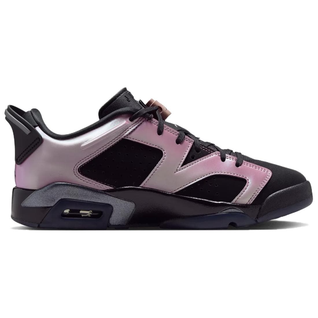 Ретро баскетбольные кроссовки Jordan Air Jordan 6 Ретро-баскетбольные кроссовки Low Топ Черный Пустыня Ягода Металл Серебряный Женские - изображение 2
