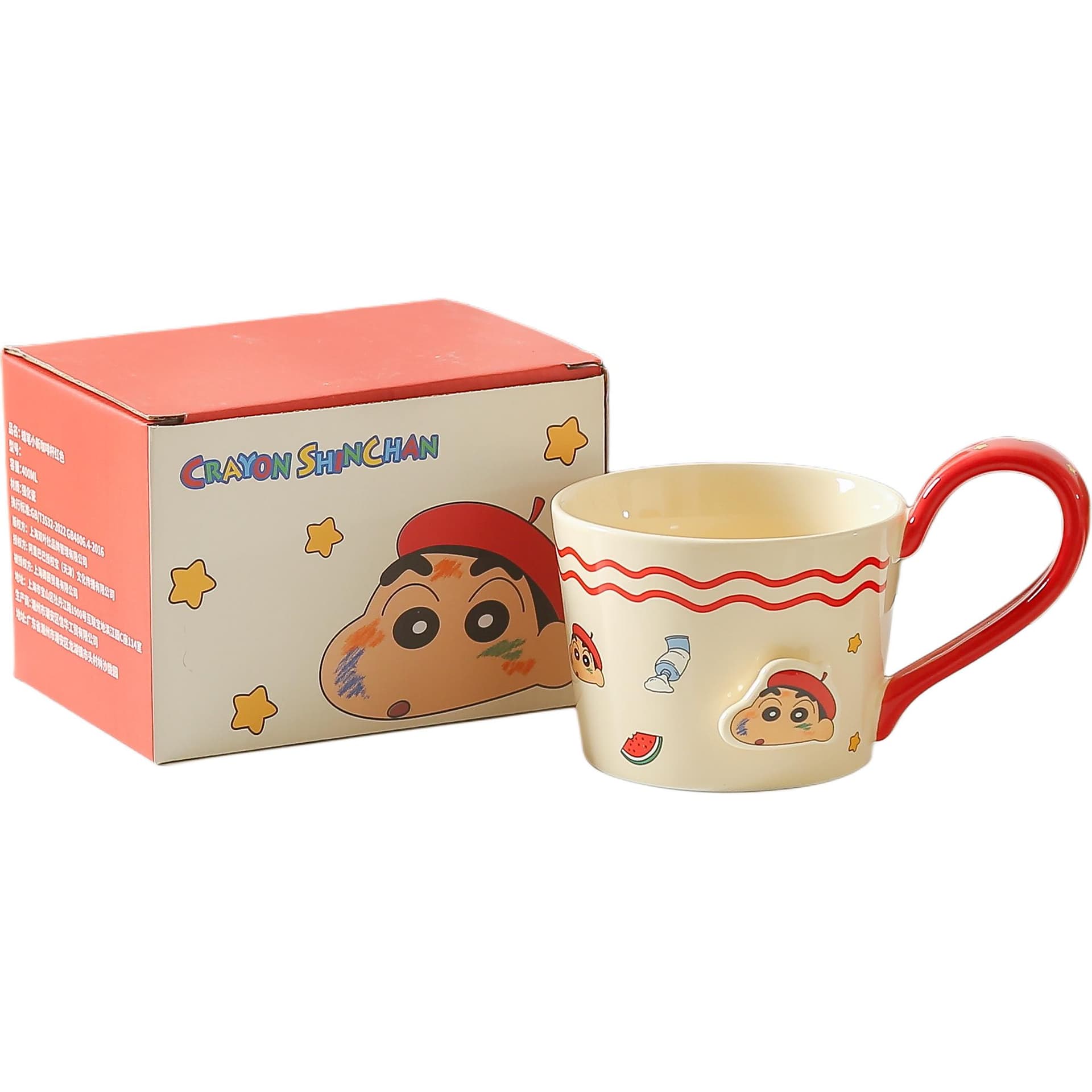 Crayon Shinchan Кружки подходящие для микроволновой печи керамический подстаканник чашка для кофе с эффектом пара - изображение 1