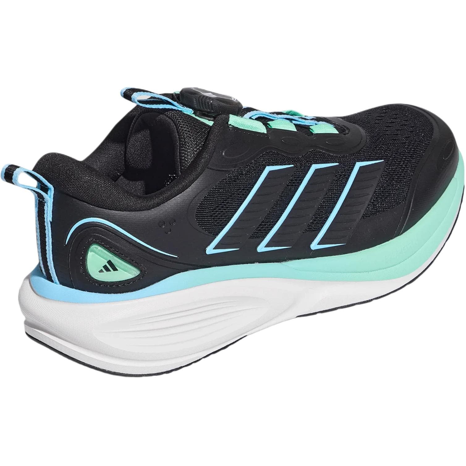 Кроссовки Adidas PLAYCUSH Детские беговые кроссовки Low Топ Черный Мята Синий Kids - изображение 4