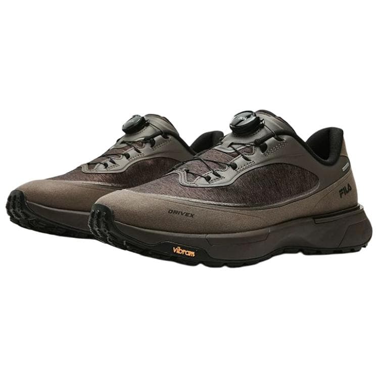 Кроссовки для гольфа fila GF DriveX Обувь для гольфа Low Топ Коричневый Мужской - изображение 2