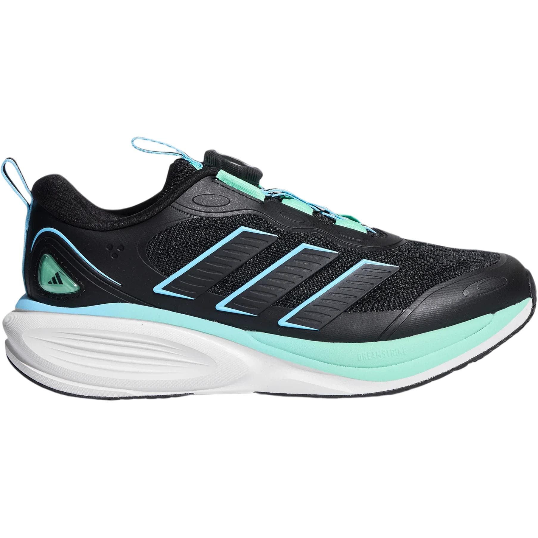 Кроссовки Adidas PLAYCUSH Детские беговые кроссовки Low Топ Черный Мята Синий Kids - изображение 2