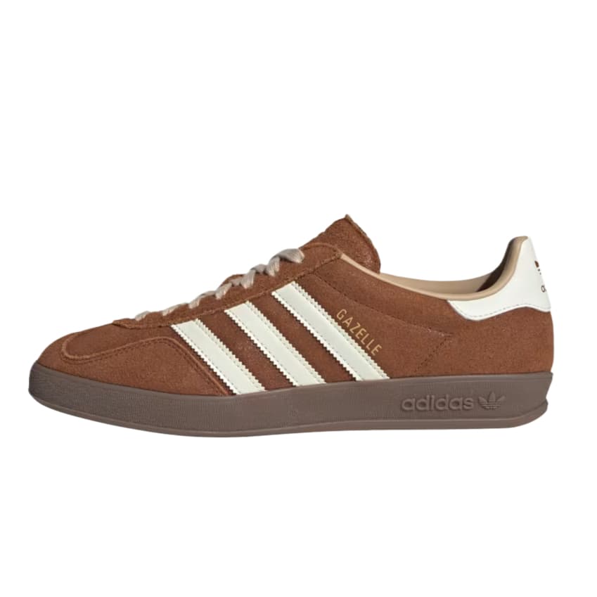 Кроссовки Adidas Originals GAZELLE INDOOR Кеды немецкой армии (GAT) Низкий Топ Темный Бронза OFF WHITE Магический Бежевый Мужской - изображение 1
