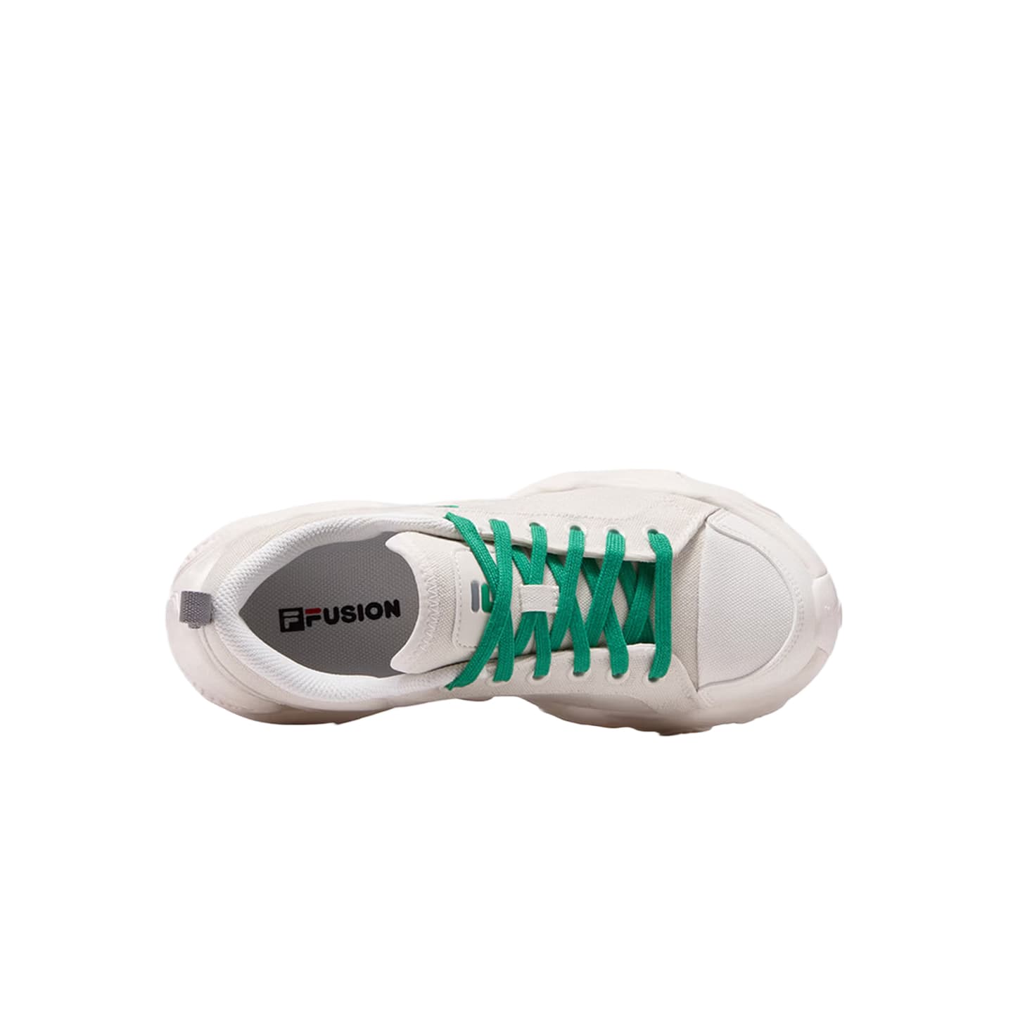 Кроссовки для спортзала FILA FUSION STARFISH Тренировочные кроссовки Низкий Топ Снег Масляный Зеленый Женские - изображение 3
