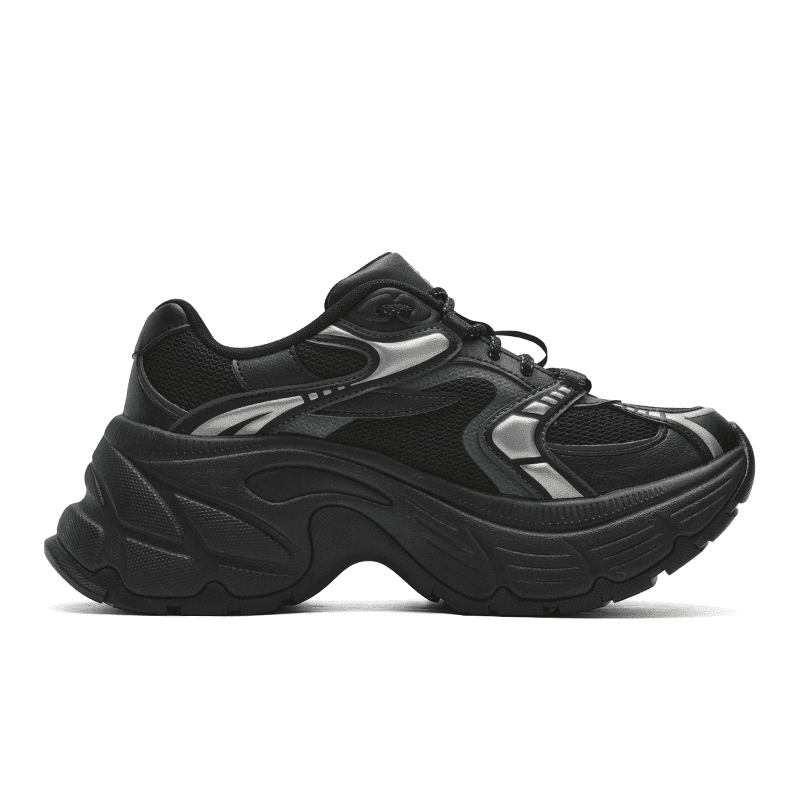 Кроссовки FILA SOFIA Fishbone Shoes Увеличение роста Баланс Легкий Антискользящий Лоу-топы Массивные кроссовки Женские Черный - изображение 2