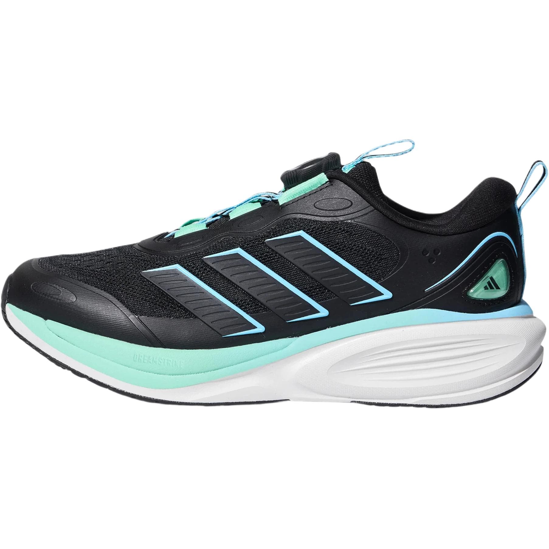 Кроссовки Adidas PLAYCUSH Детские беговые кроссовки Low Топ Черный Мята Синий Kids - изображение 1