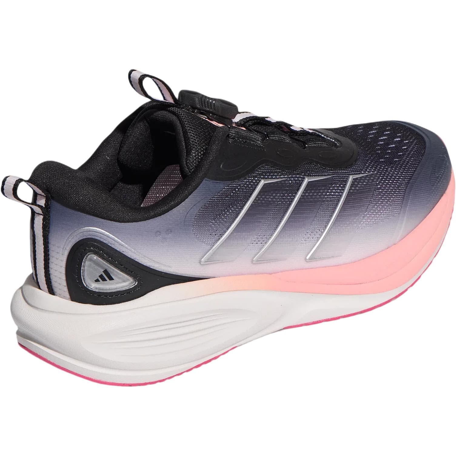 Кроссовки Adidas PLAYCUSH Детские беговые кроссовки Low Топ Черный Ярко-белый Розовый Kids - изображение 4