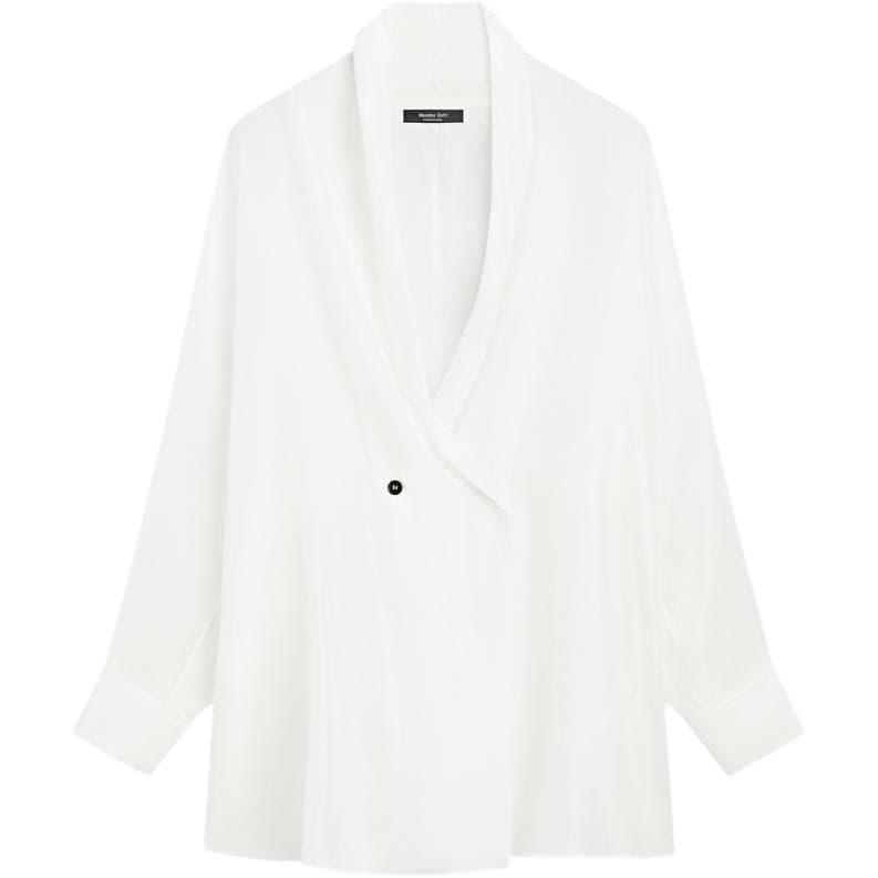 Блузка Massimo Dutti Белый Женские Рубашки - изображение 1
