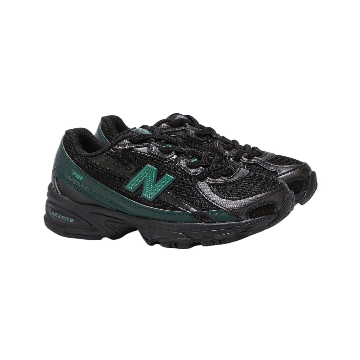 Кроссовки New Balance NB 740 Детские беговые кроссовки Low Топ Черный Kids - изображение 4