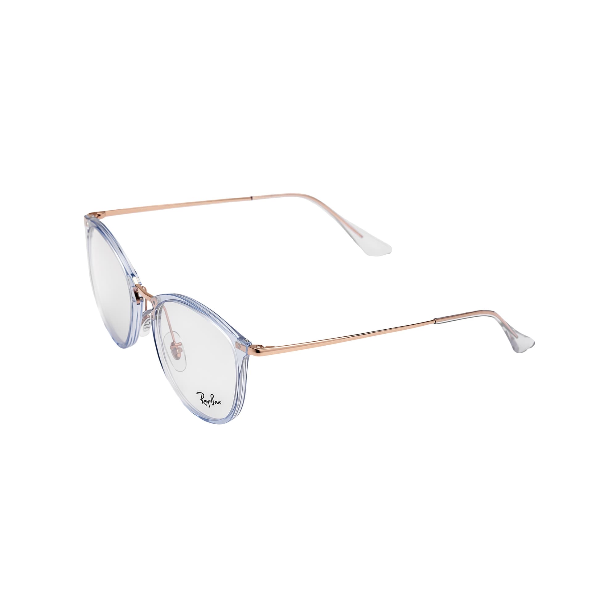 Оправа RayBan Круглые очки с диоптриями Unisex Прозрачный синий - изображение 2