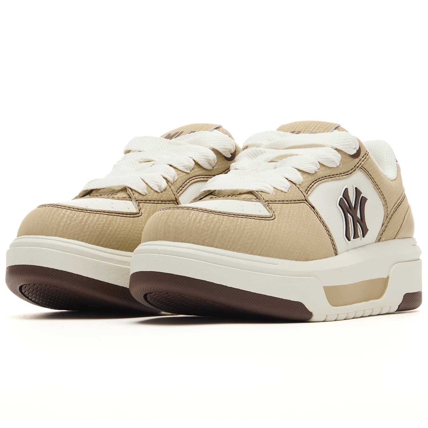 Кроссовки MLB New York Yankees Skate Shoes Low Top New York Yankees Beige Unisex - изображение 3