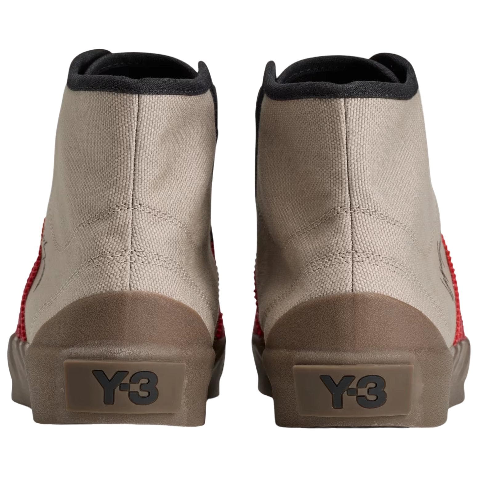 Кроссовки Y 3 Skate Shoes High Top Beige Black Unisex - изображение 6