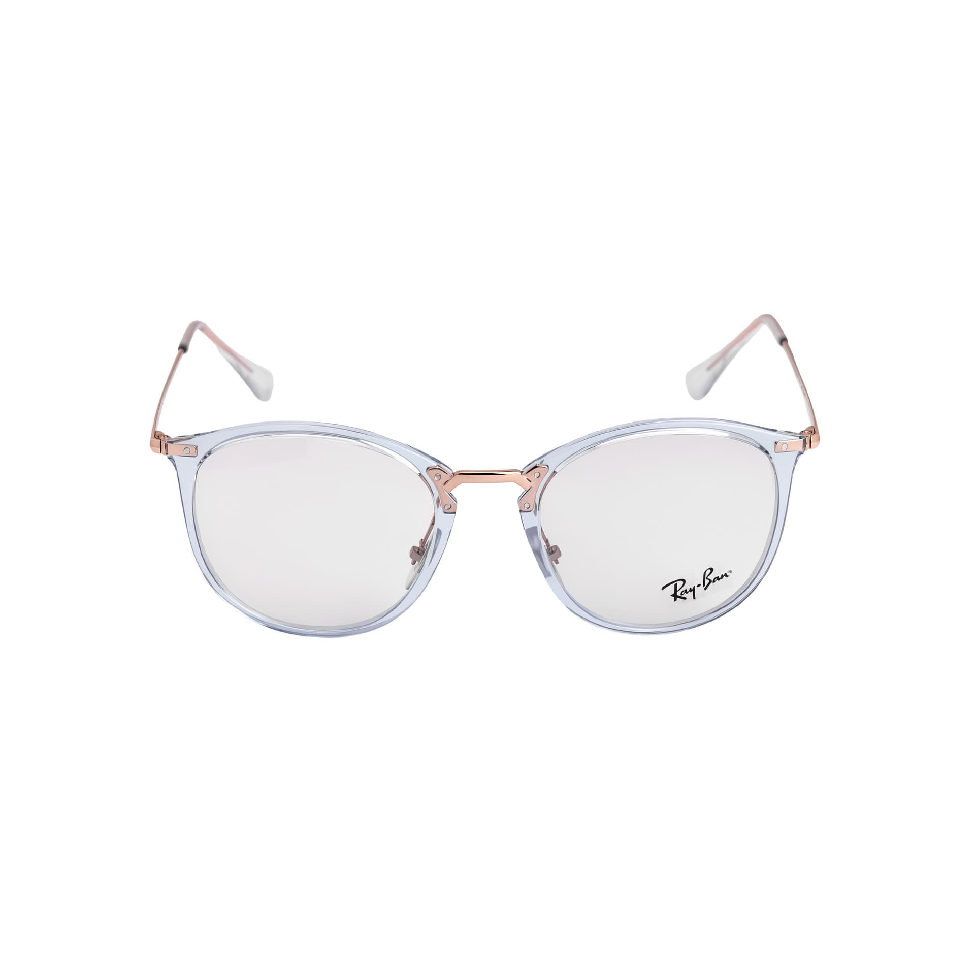 Оправа RayBan Круглые очки с диоптриями Unisex Прозрачный синий - изображение 1