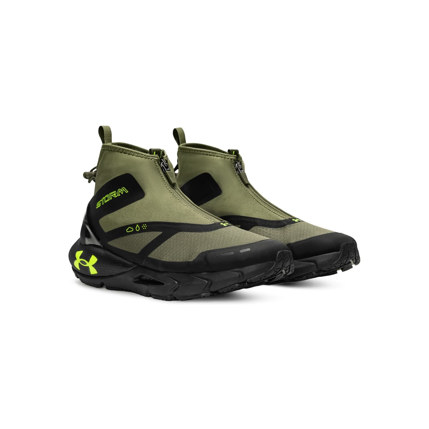 Кроссовки Under Armour HOVR Phantom 24 7 Повседневная обувь Мужской Зелёный - изображение 3