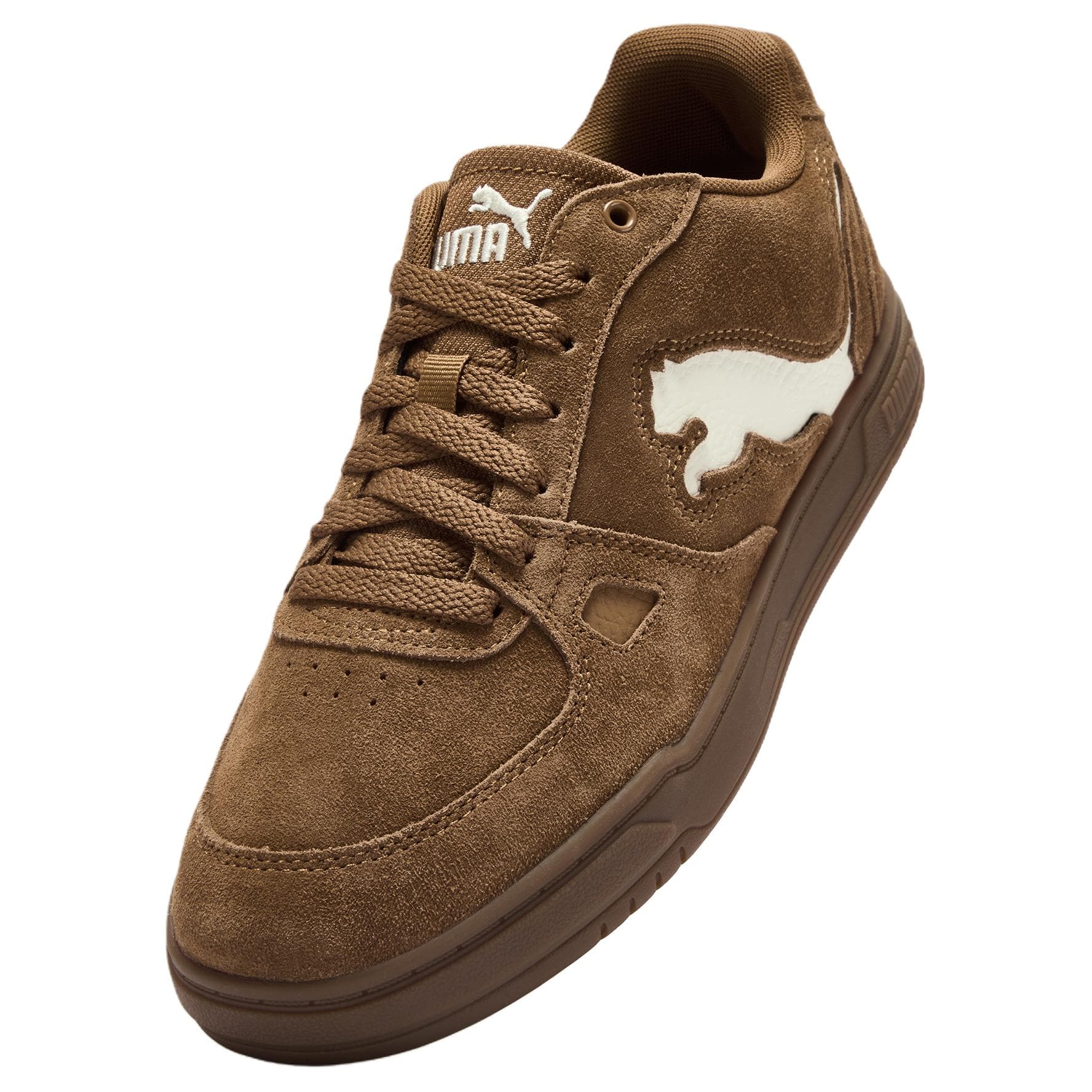 Кроссовки PUMA Caven 3 Кеды для скейтбординга Low Топ Коричневый Унисекс - изображение 6