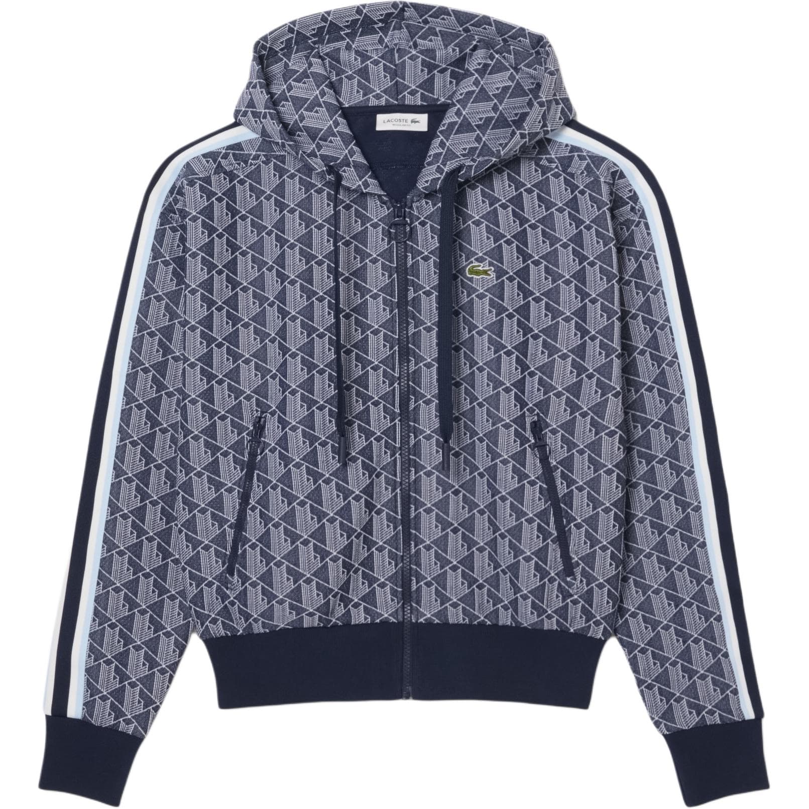 Куртка LACOSTE Куртка Женская Коричневая Бежевая - изображение 4